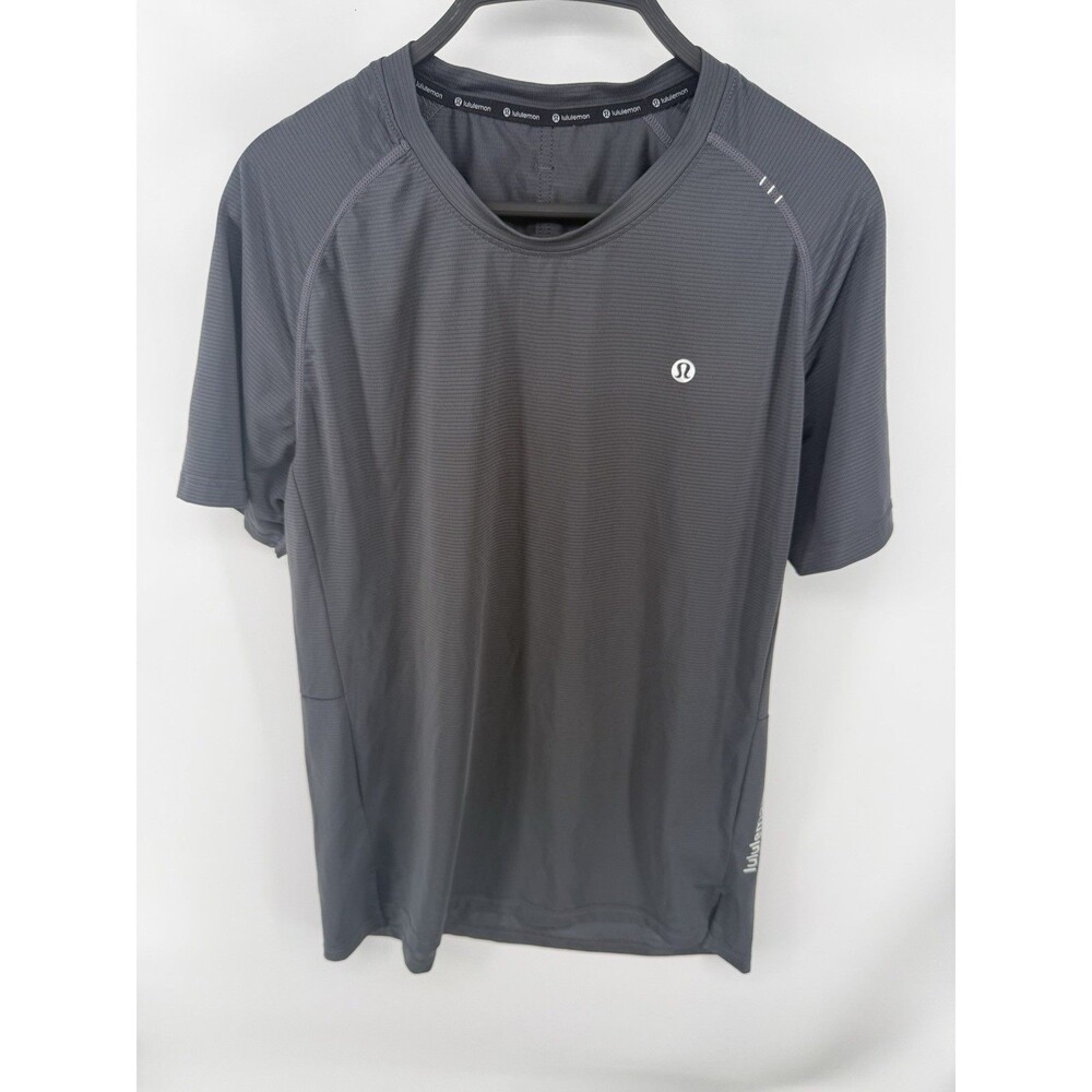 Lululemon Drysense Shirt Short Sleeve Black Mens Athletic Training Top License M